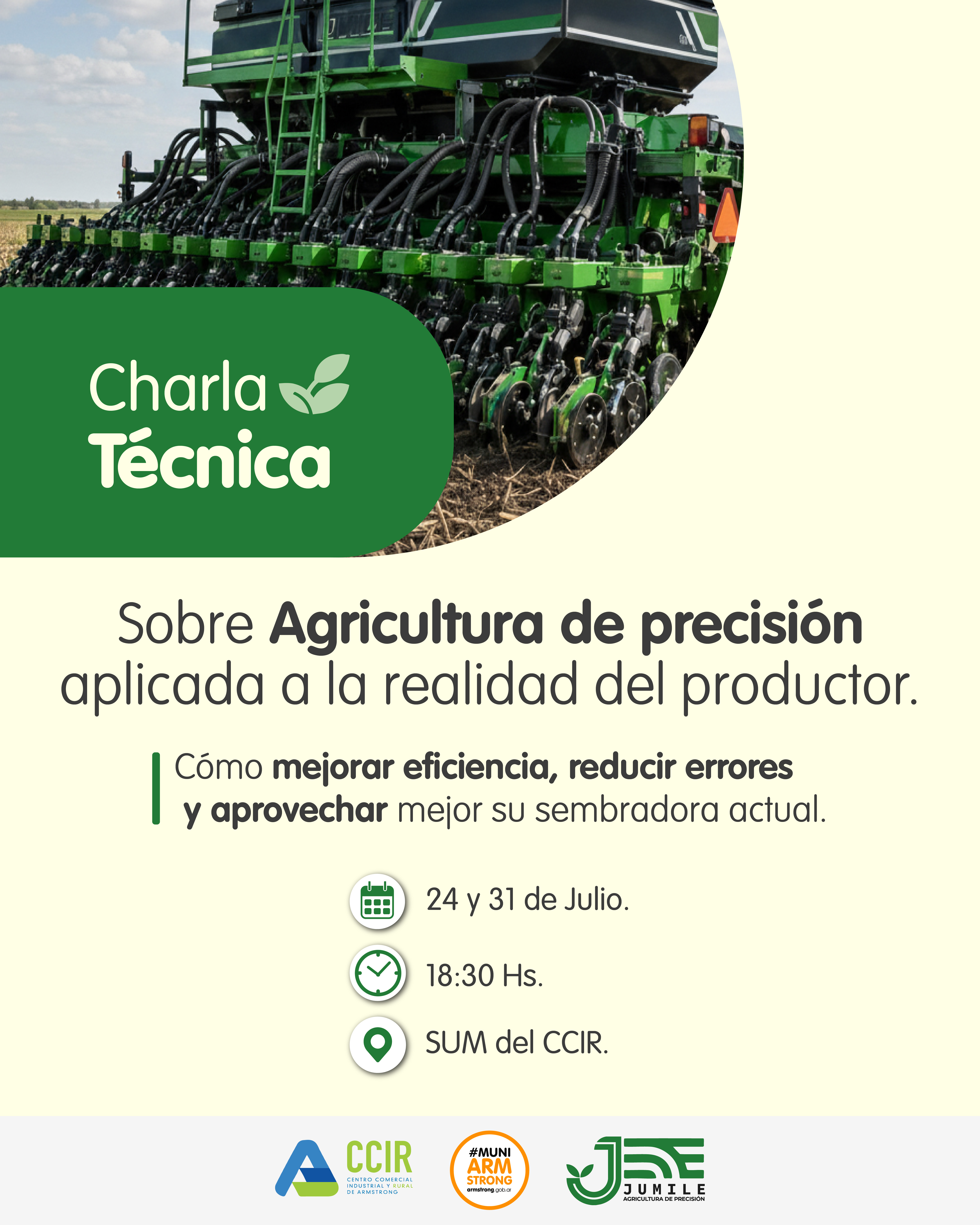 Charla técnica sobre agricultura de precisión